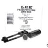Lee feed fingers and Die #3 calibro 9mm