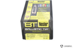 Palle ogive Nosler Ballistic Tip Hunting calibro 30 - 165 grani - 50 pezzi #30165 modello