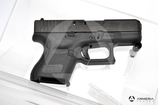 Pistola semiautomatica Glock modello 26 Gen 5 calibro 9x21 canna 3,5" lato