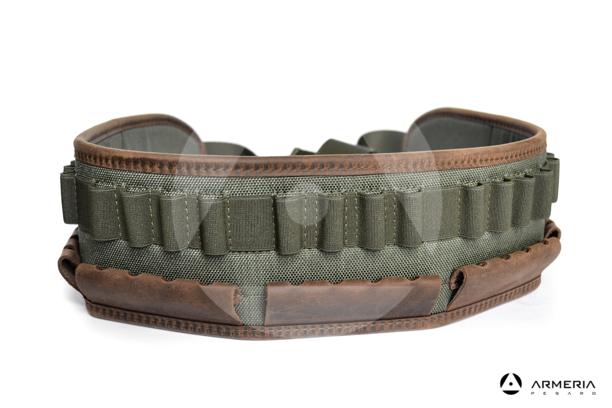 Cartuccera verde Riserva equipaggiamento caccia 20 celle multicalibro