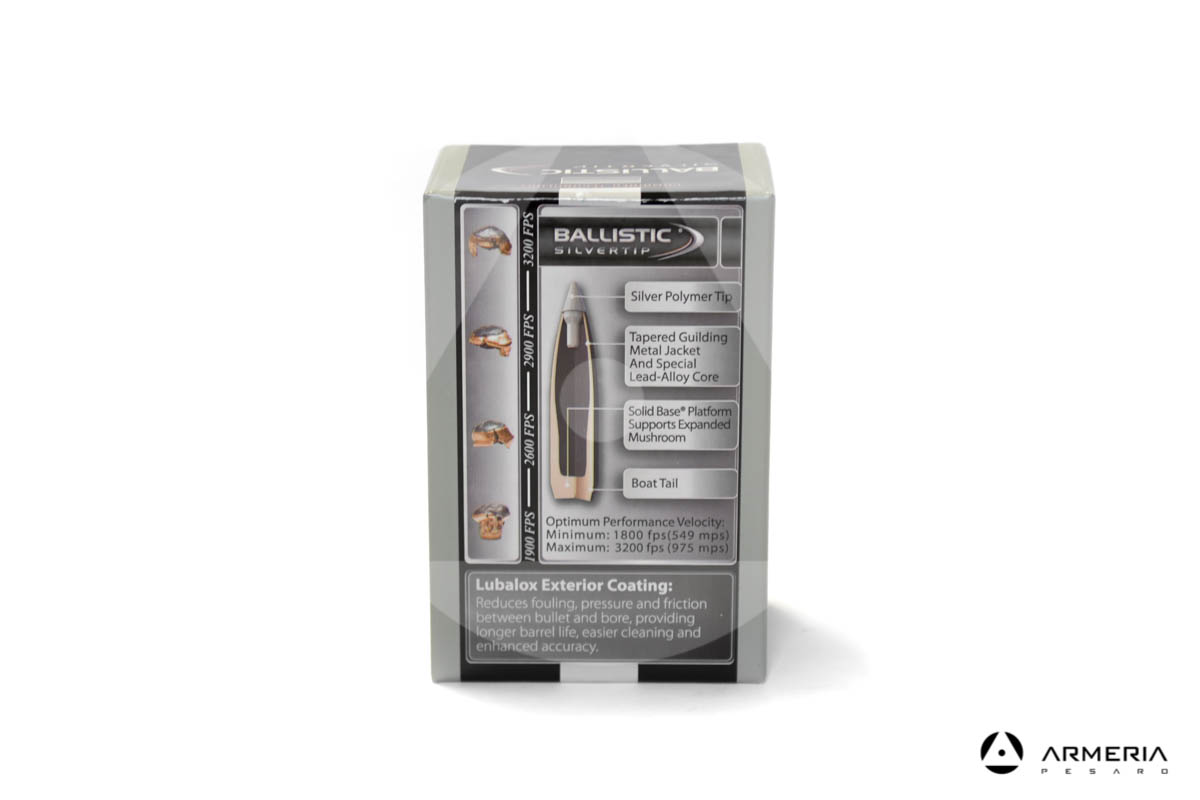 Palle ogive Nosler Ballistic Silver Tip calibro 30 - 150 grani - 50 pezzi #51150