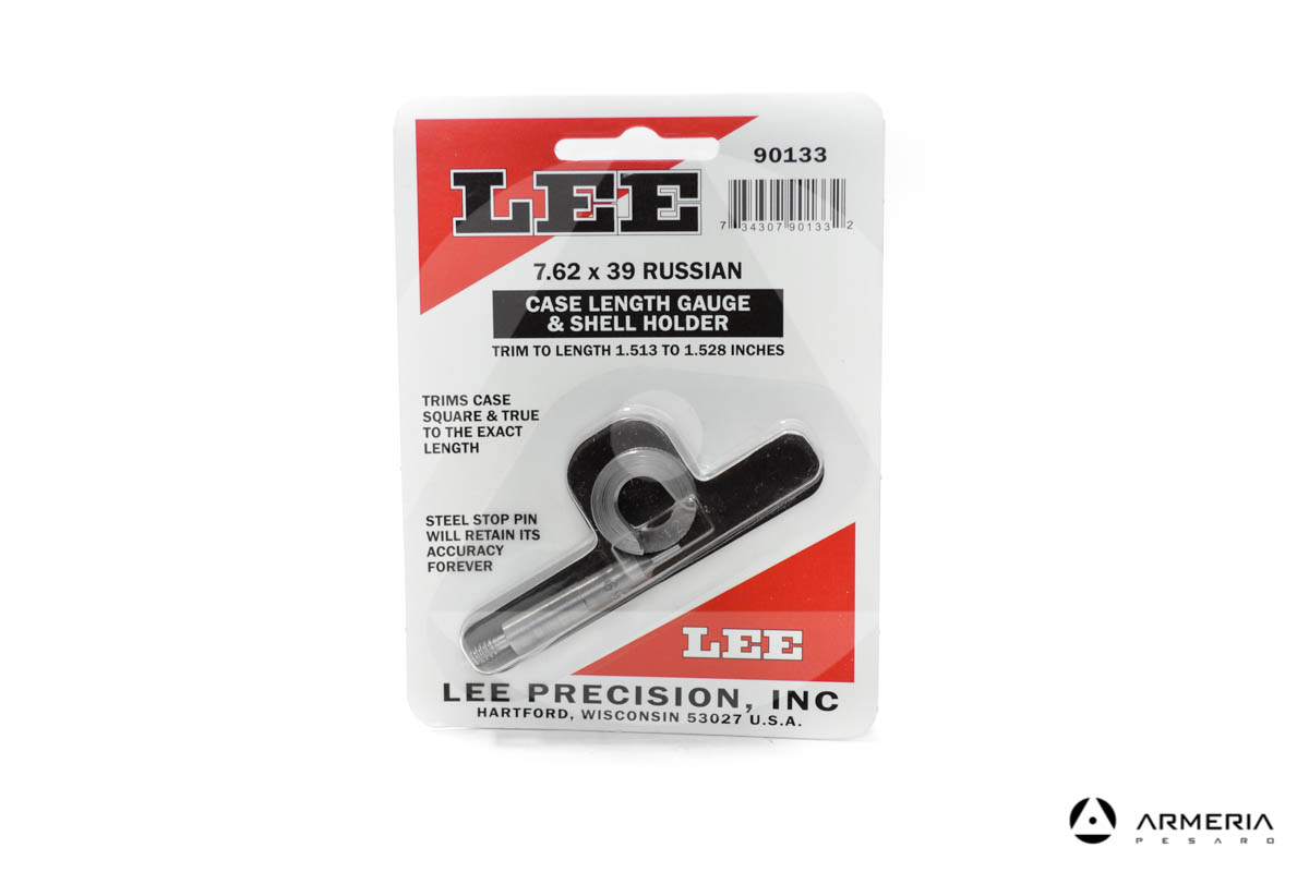 Asta tornitura bossoli Lee Precision calibro 7.62x39 Russian e Shell Holder #90133