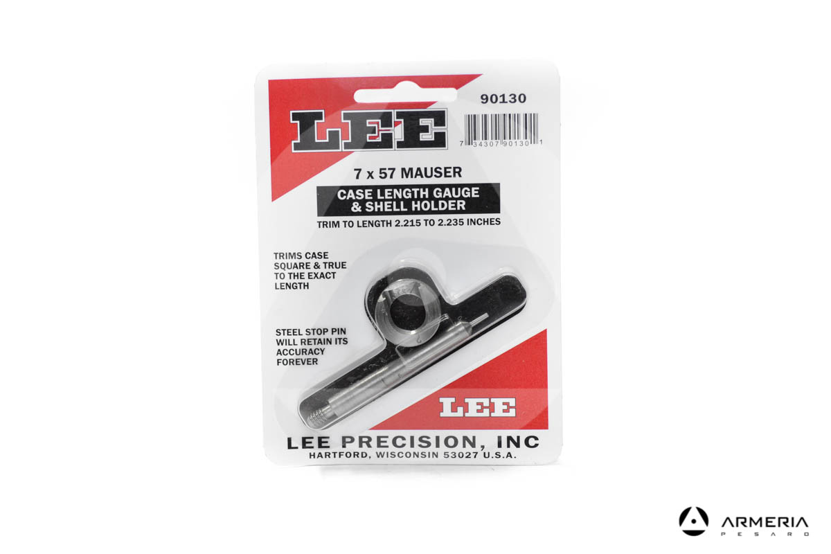 Asta tornitura bossoli Lee Precision calibro 7x57 Mauser e Shell Holder #90130