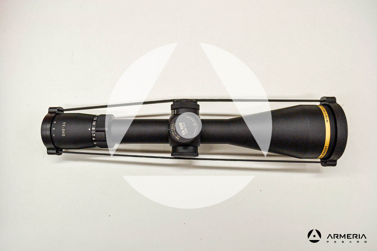 Cannocchiale Ottica da puntamento Leupold VX-5HD 3-15x56 CDS-ZL2 Metric 30mm Side Focus FireDot Duplex protezione