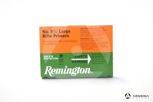 Inneschi Remington Large Rifle Primers numero 9 1/2 - 100 pezzi