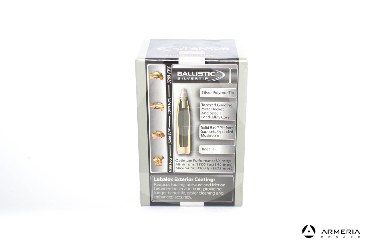 Palle ogive Nosler Ballistic Silver Tip calibro 30 - 180 grani - 50 pezzi #51170