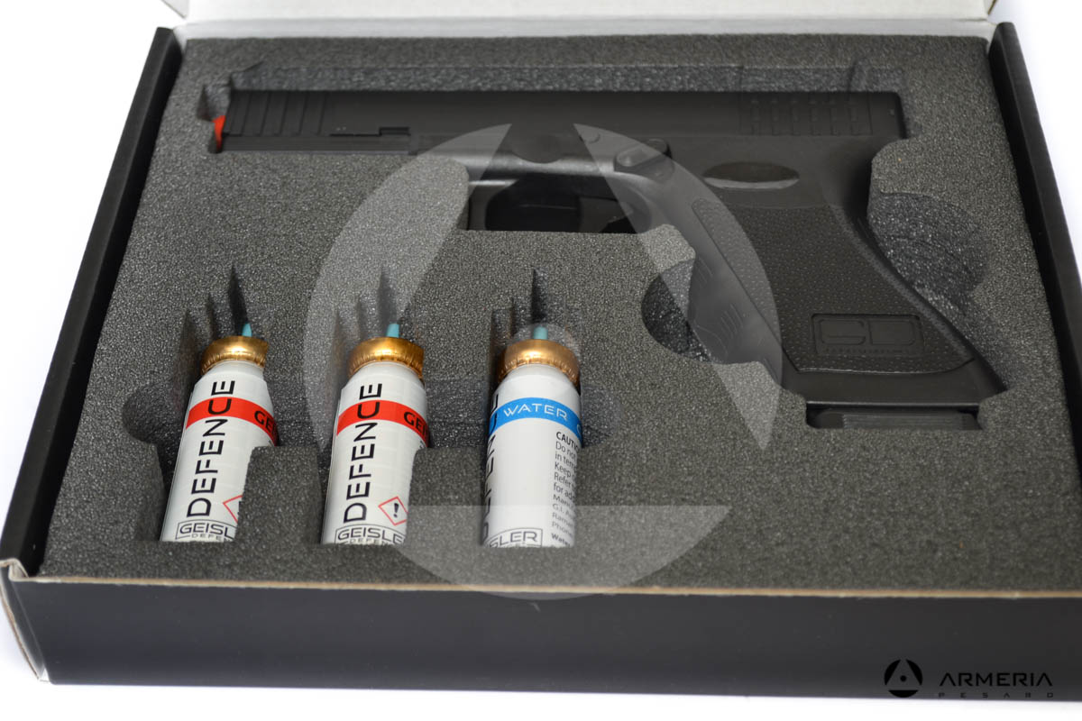 Pistola di difesa personale GD Geisler Defence al peperoncino ricariche