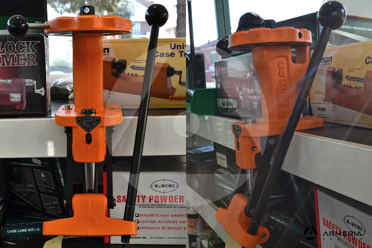 Pressa per ricarica Lyman Brass Smith all-American 8 stazioni #7040750 Pressa per ricarica Lyman Brass Smith all-American 8 stazioni #7040750