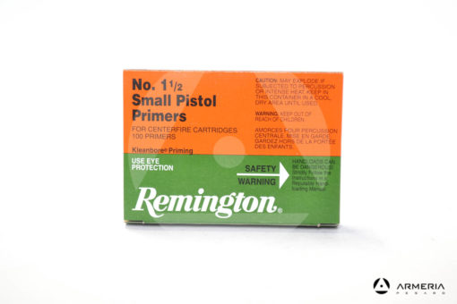 Inneschi Remington Small Pistol Primers numero 1 1/2 - 100 pezzi