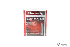 Palle ogive Hornady ELD Match calibro 338 - 285 grani - 50 pezzi #33381
