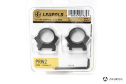 Supporti ad anello Leupold PRW2 Precision fit slitta Weaver 1" low matte #174079