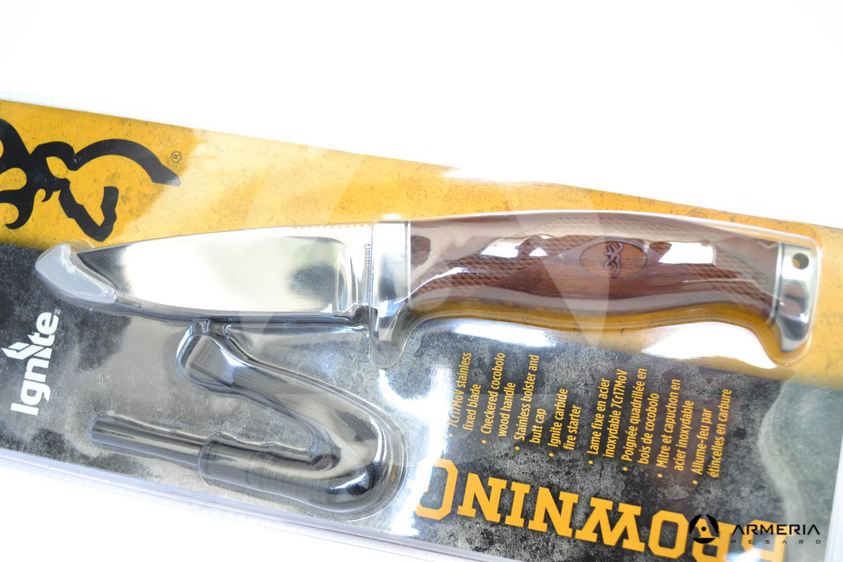 Coltello Browning Bush Craft Ignite a lama fissa 10cm
