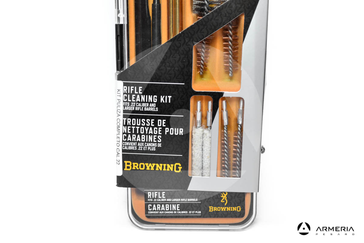 Kit pulizia Browning per carabina cal 22 - 30 large rifle