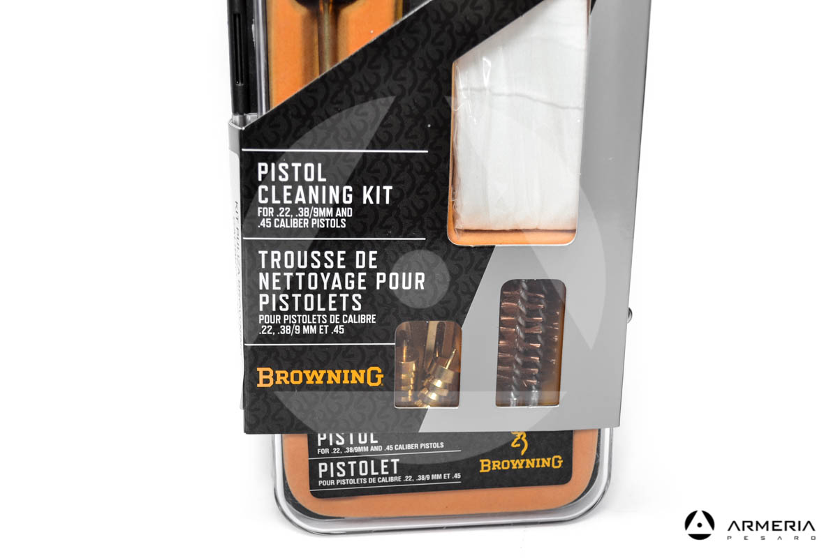 Kit pulizia Browning per pistola cal 22 - 38 - 9 mm - 45