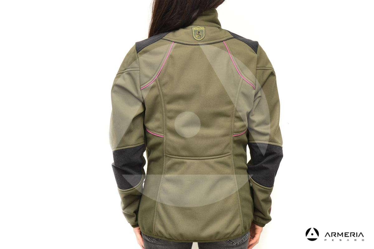 Maglia a zip felpata da donna Trabaldo Hydra taglia M retro