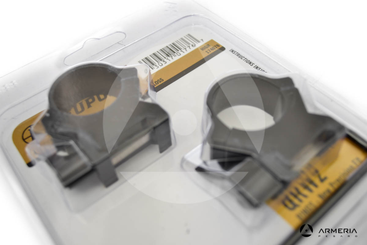 Supporti ad anello Leupold QRW2 Precision fit slitta Weaver 1" high gloss - #174070