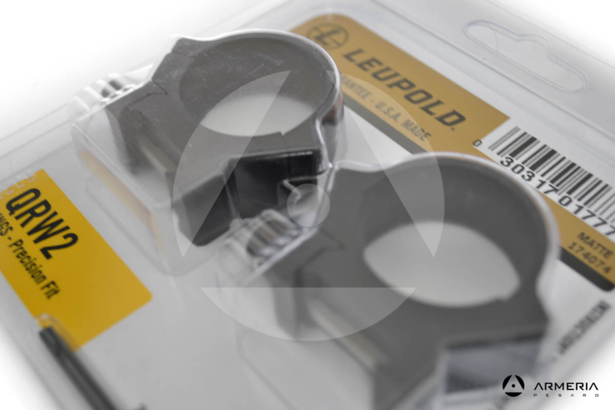 Supporti ad anello Leupold QRW2 Precision fit slitta Weaver 30mm low matte - #174074