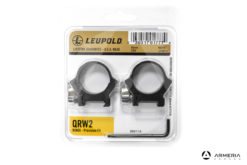 Supporti ad anello Leupold QRW2 Precision fit slitta Weaver 30mm low matte #174074