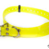 Collare giallo fluo in biotane per cani 65 cm