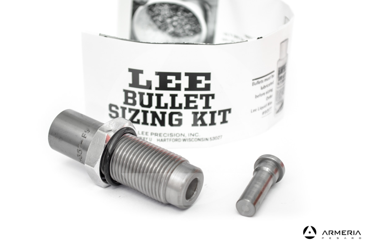 Kit trafilatore palle Lee bullet sizing kit calibro 357