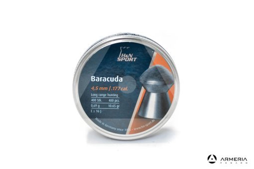 Scatola pallini H&N Sport Baracuda calibro 4.5 mm 177 - 10.65 grani 400 pezzi