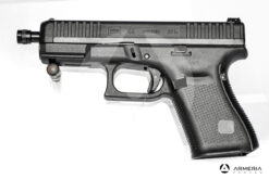 Pistola semiautomatica Glock modello 44 FTO calibro 22 LR canna 5 Sportiva lato