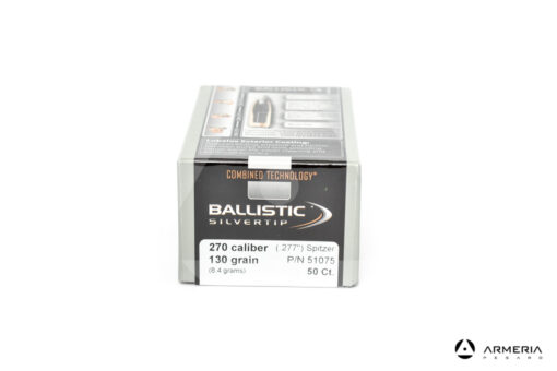 Palle ogive Nosler Ballistic Silver Tip calibro 270 - 130 grani - 50 pz #51075