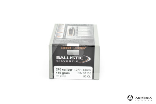 Palle ogive Nosler Ballistic Silver Tip calibro 270 - 150 grani - 50 pz #51100