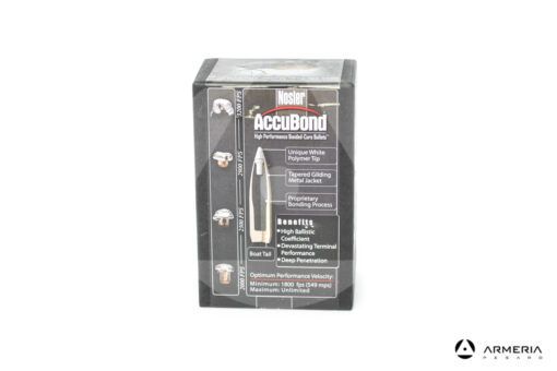 Palle ogive Nosler AccuBond calibro 270 - 130 grani - 50 pezzi #54987