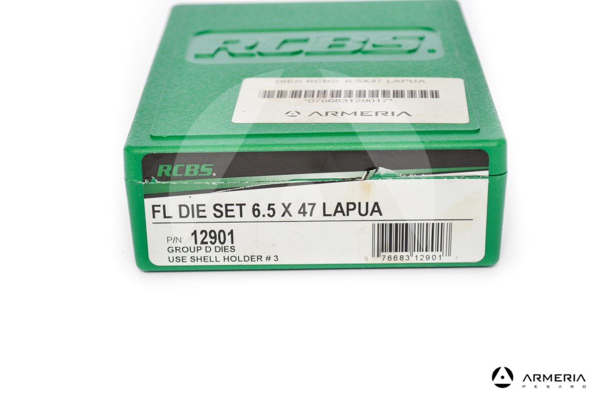 Dies RCBS FL Dies Set calibro 6.5x47 Lapua - Gruppi D - #12901