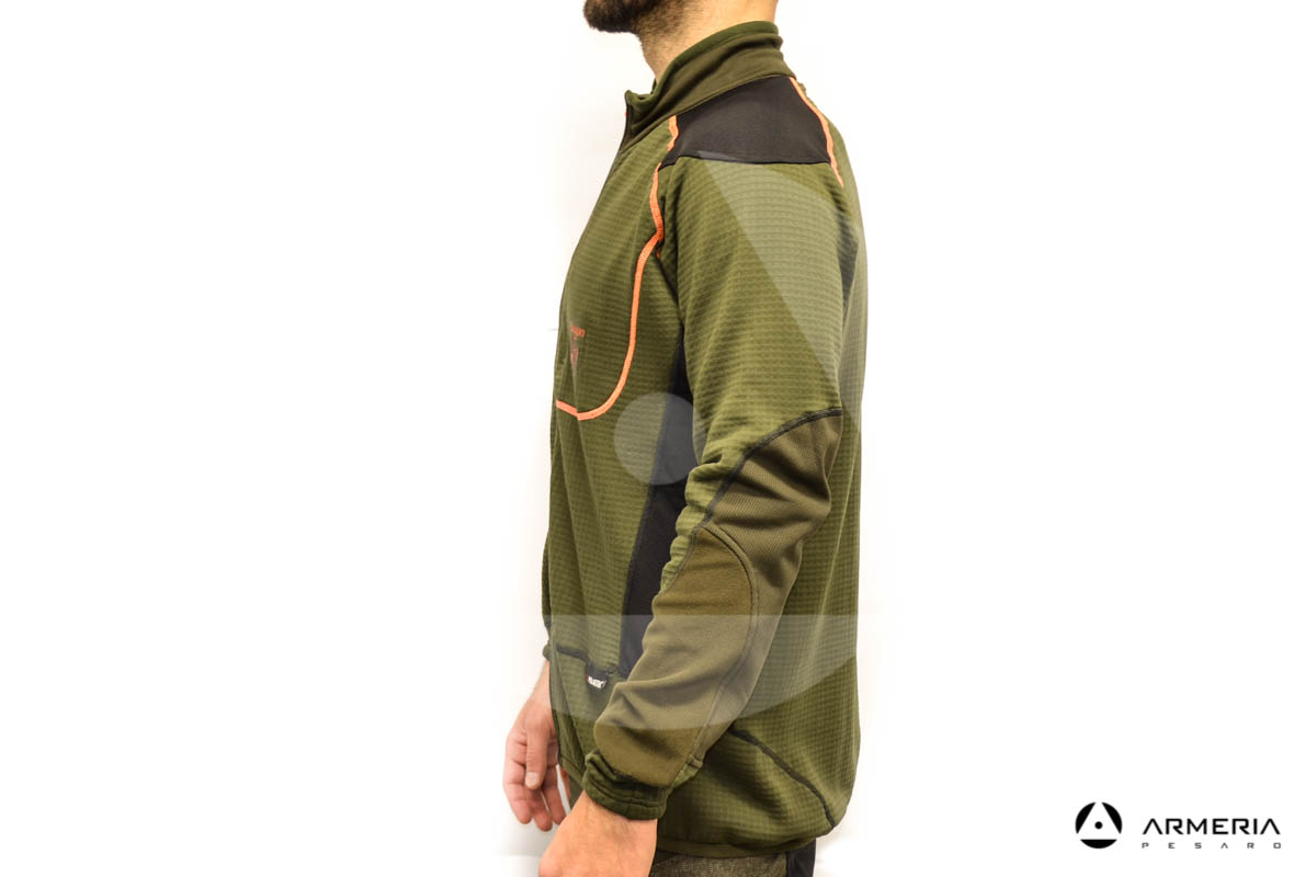 Maglia a zip Trabaldo Caracal Orange Taglia XXL lato