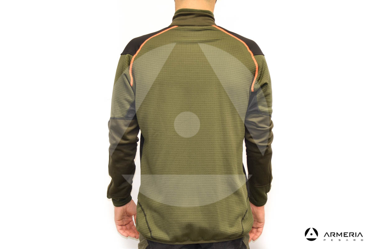 Maglia a zip Trabaldo Caracal Orange Taglia XXL retro