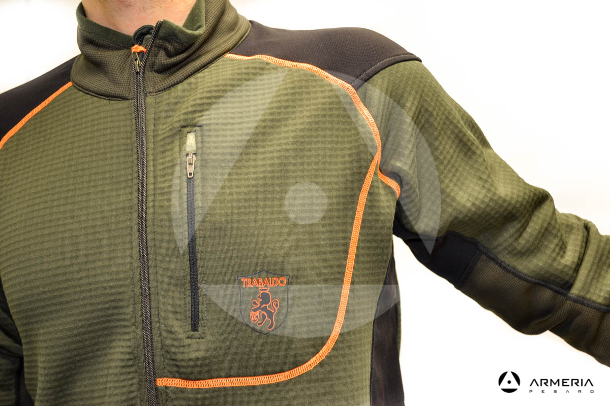 Maglia a zip Trabaldo Caracal Orange Taglia XXL macro