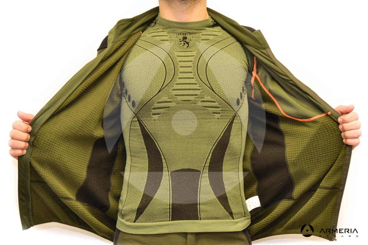 Maglia a zip Trabaldo Caracal Orange Taglia XXL interno