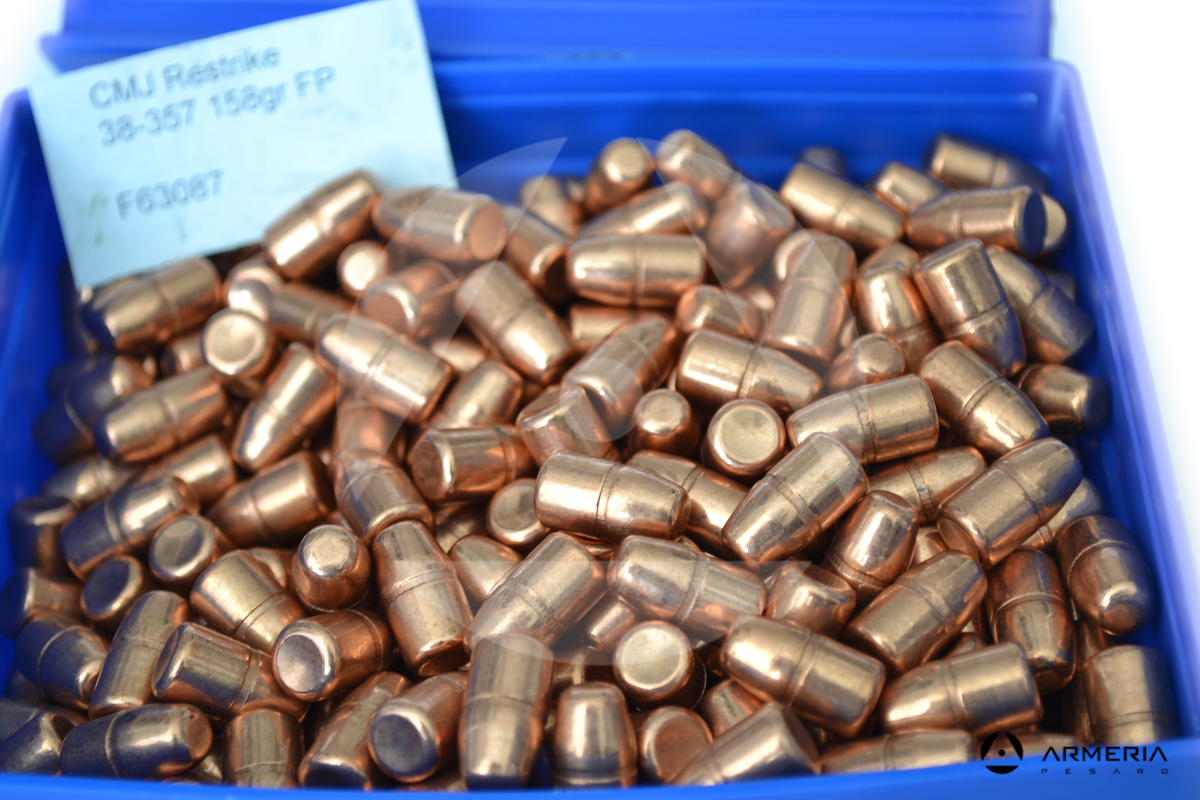 Palle Frontier CMJ Restrike calibro 38-357 158 grani FP - 750 pz