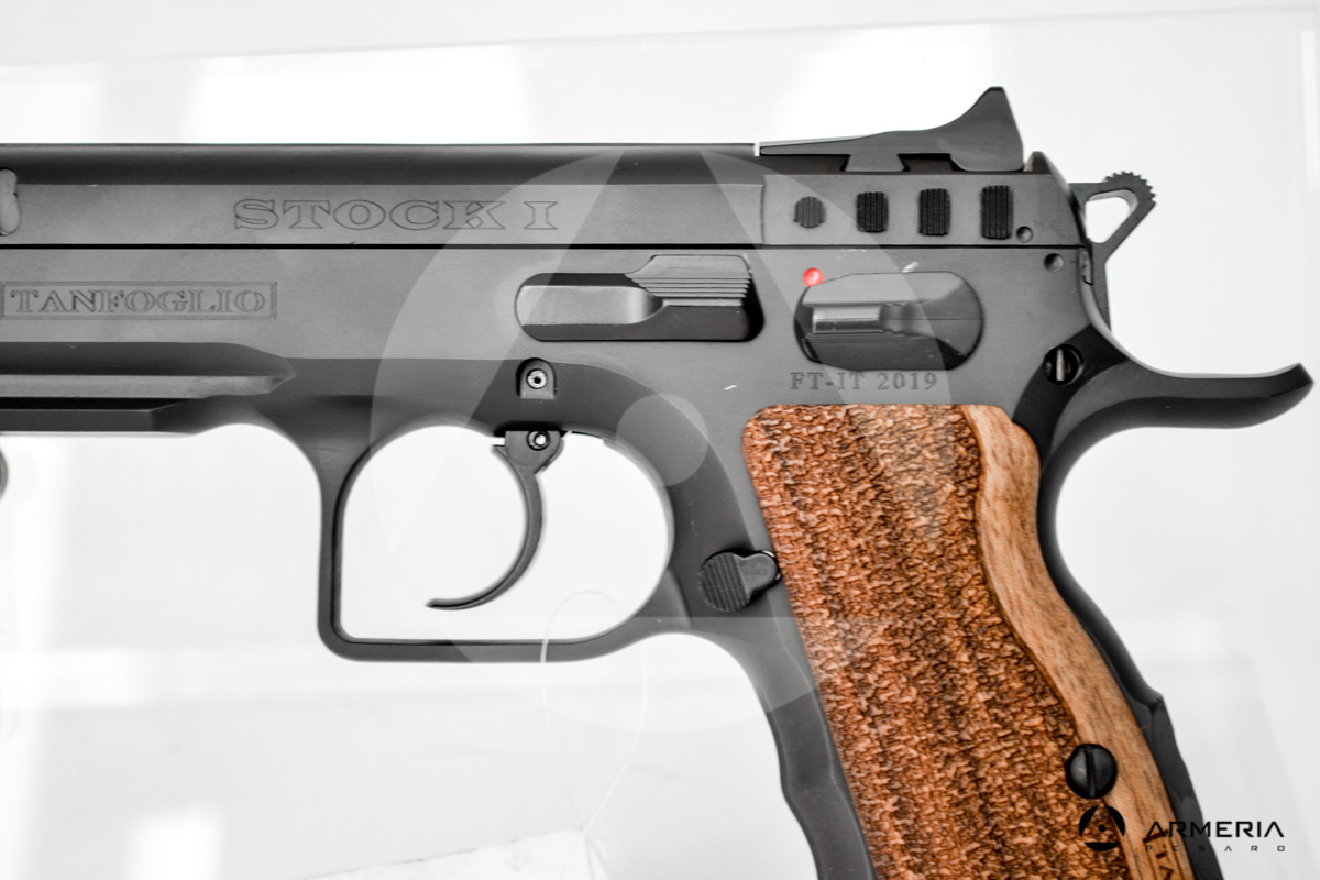 Pistola semiautomatica Tanfoglio modello Stock I calibro 9x21 Canna 5 fusto Pistola semiautomatica Tanfoglio modello Stock I calibro 9x21 Canna 5 fusto