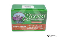 Palle Sierra Pro Hunter calibro 303 311 dia – 180 grani Spitzer – 100 pezzi #2310
