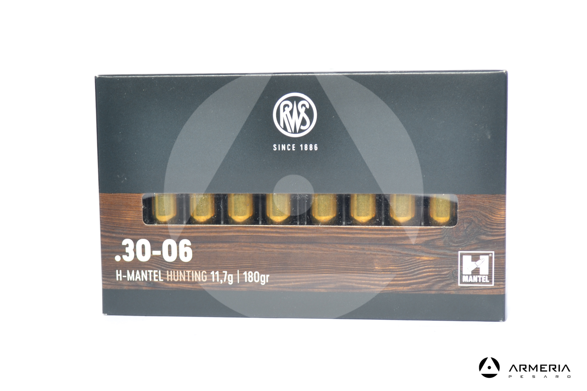 RWS H-Mantel Hunting calibro 30-06 180 grani - 20 cartucce