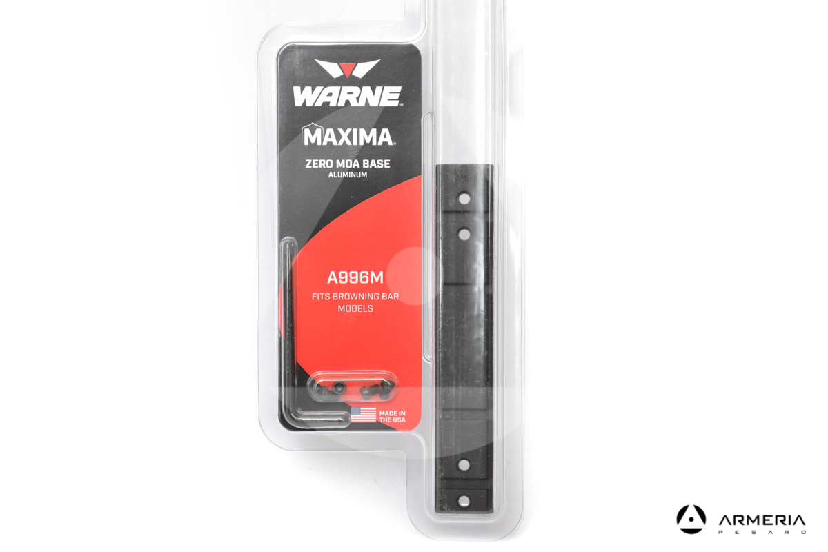 Slitta weaver Warne A996M per fucile Browning e Benelli