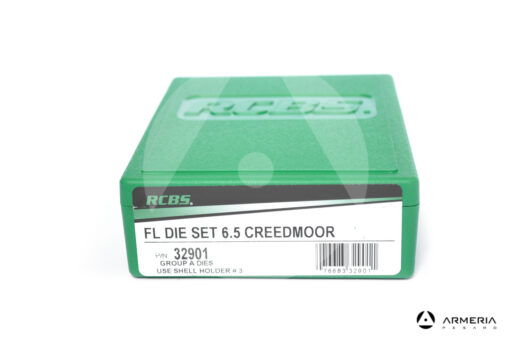 Dies RCBS FL Die Set calibro 6.5 Creedmoor - Gruppo A #32901