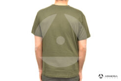 T-shirt verde Esse Emme taglia XXL caccia retro
