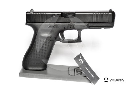 Pistola semiautomatica Glock modello 17 FS Gen 5 calibro 9x21 canna 4 lato