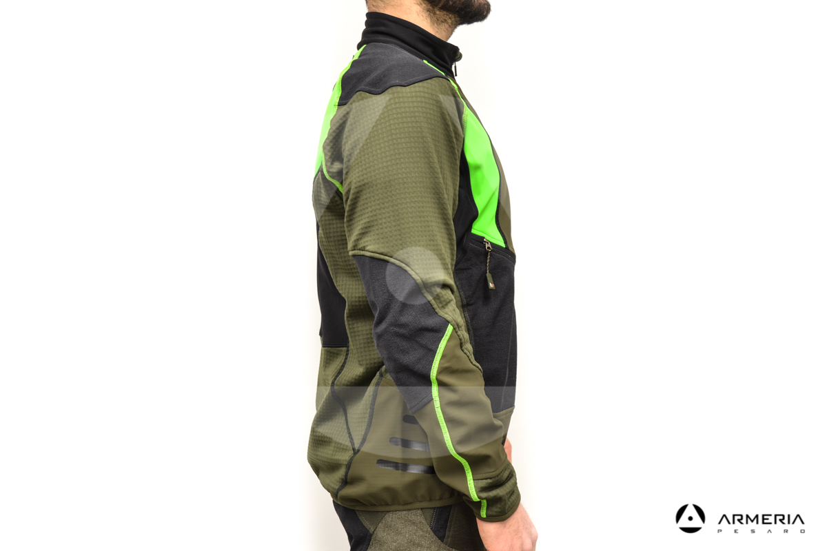 Maglia a zip Trabaldo Cayman HV taglia XL lato