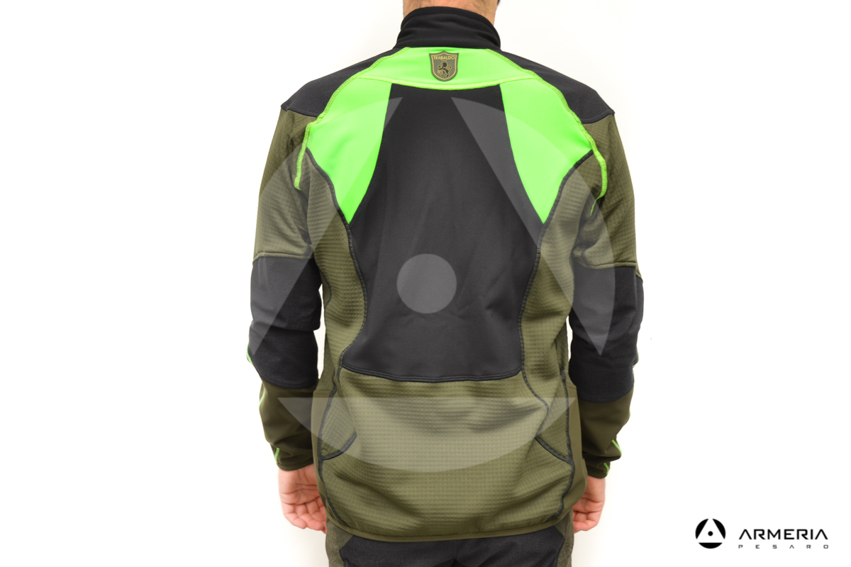 Maglia a zip Trabaldo Cayman HV taglia XXL retro