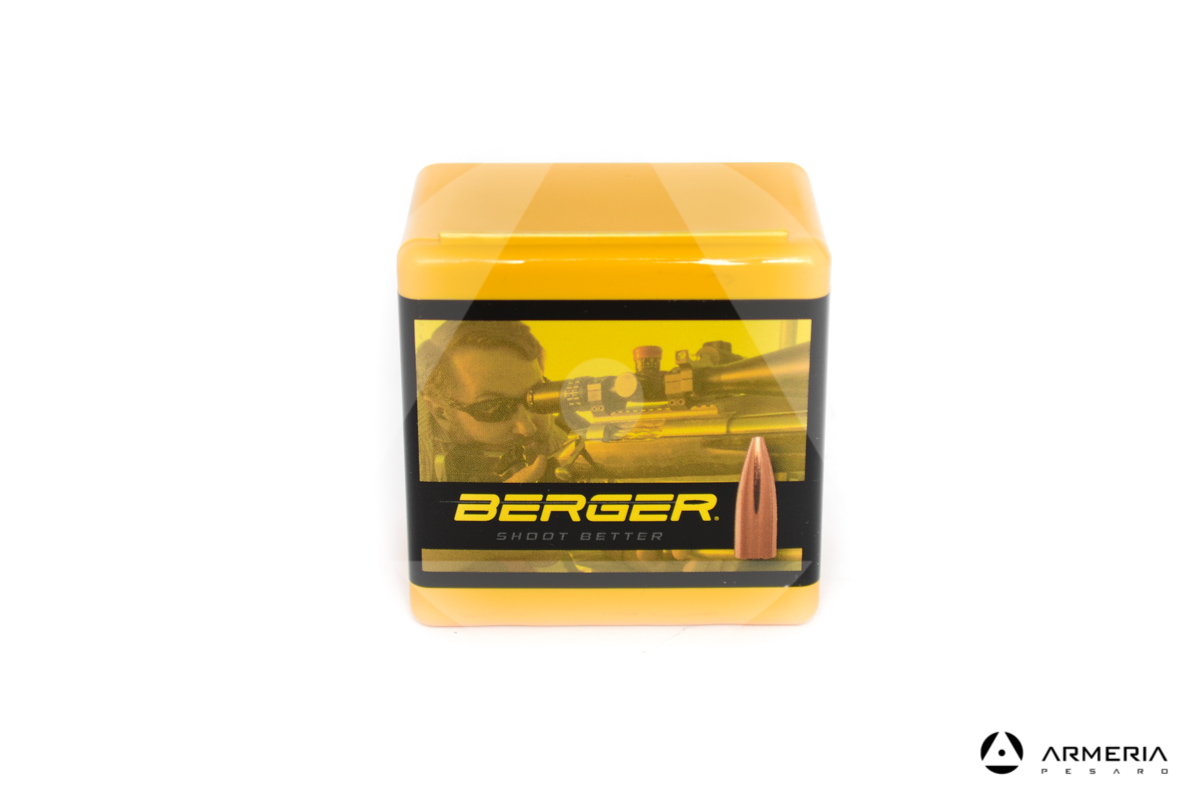 Palle ogive Berger Flat Base Target calibro 22 - 52 grani - 100 pezzi #22408