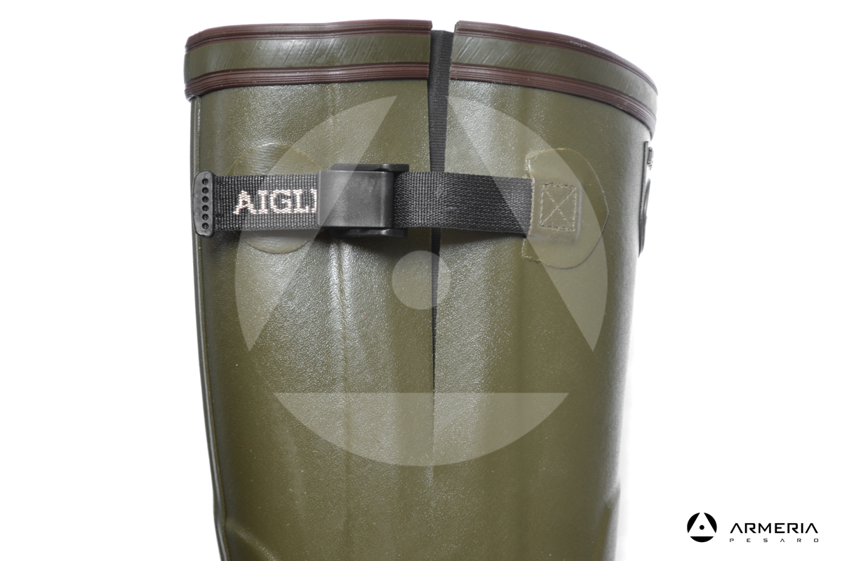 Stivale da caccia Aigle Parcours 2 Iso Kaki taglia 42 laccio