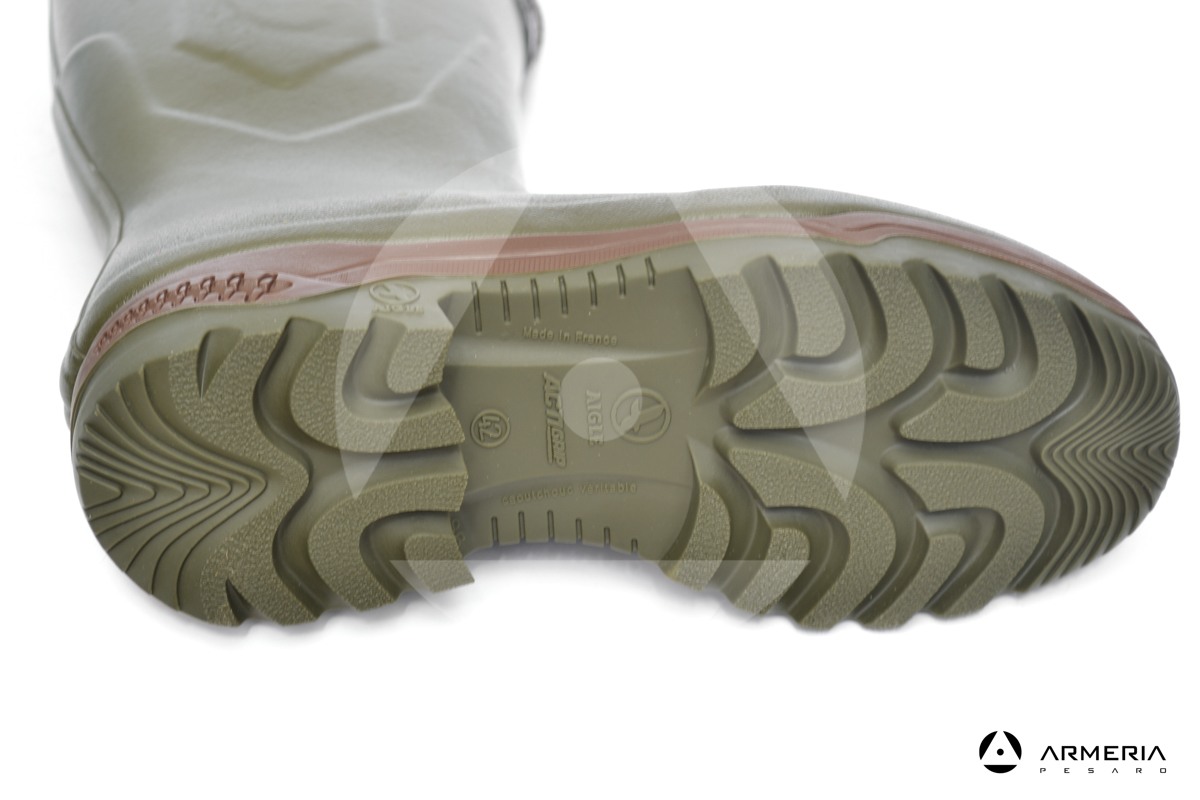 Stivale da caccia Aigle Parcours 2 Iso Kaki taglia 42 suola