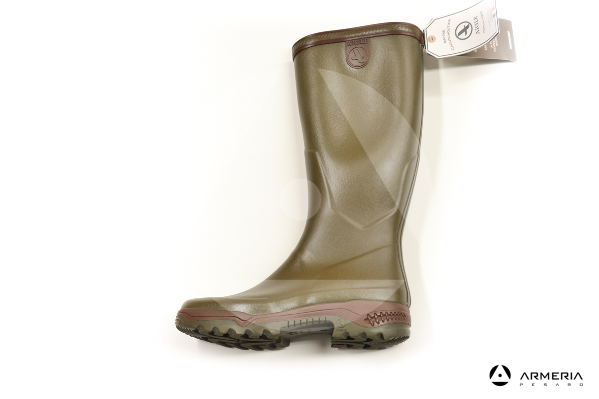 Stivale da caccia Aigle Parcours 2 Kaki taglia 46 Stivale da caccia Aigle Parcours 2 Kaki taglia 46