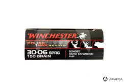 Winchester Power Max Bonded calibro 30-06 Springfield 150 grani  - 20 cartucce macro
