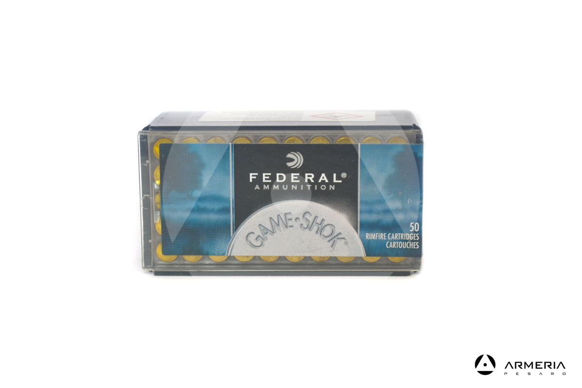 Federal Game Shok calibro 22 Win Magnum - 50 grani - 50 cartucce